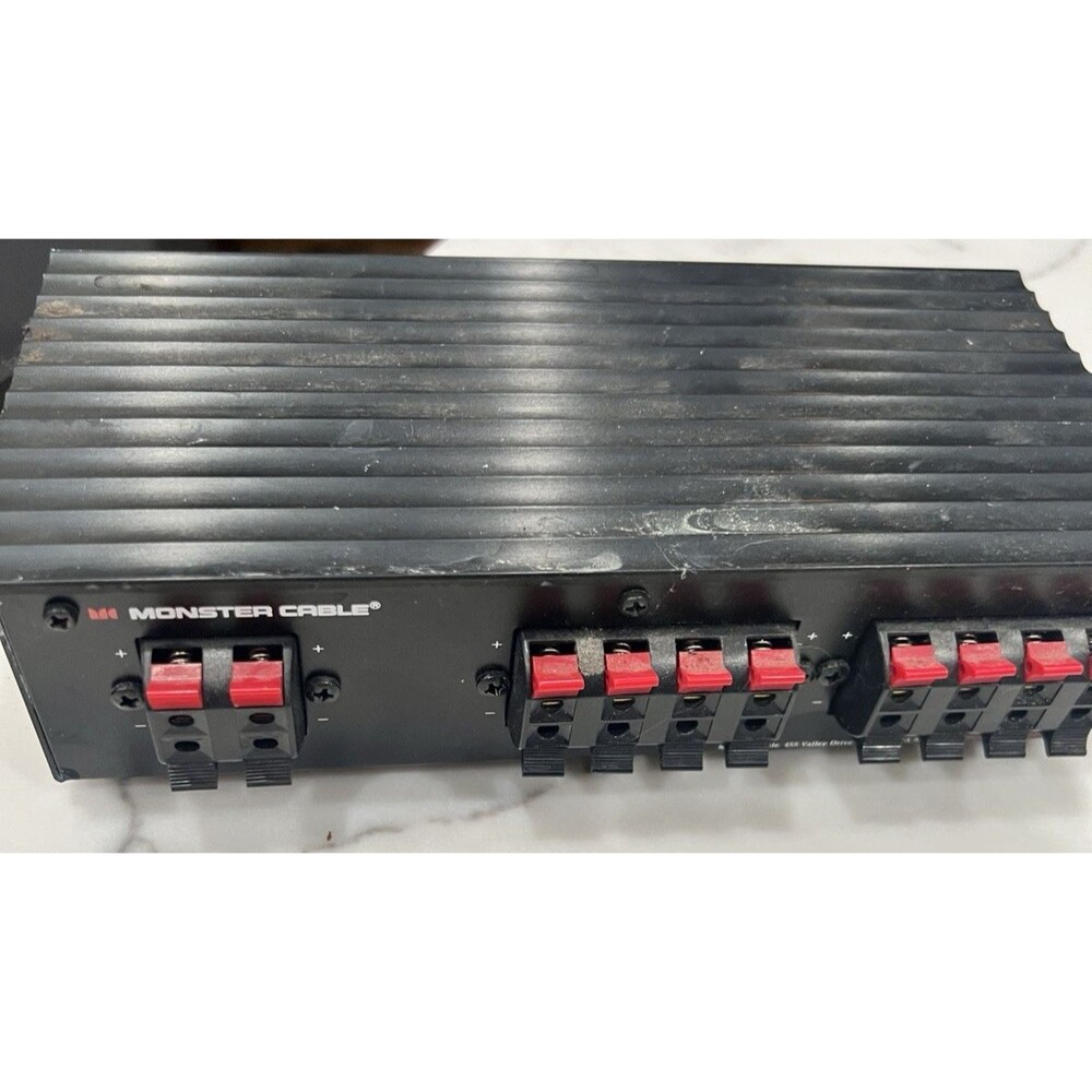 Monster Cable 4-Way Speaker Selector Switch With Amplifier Protection